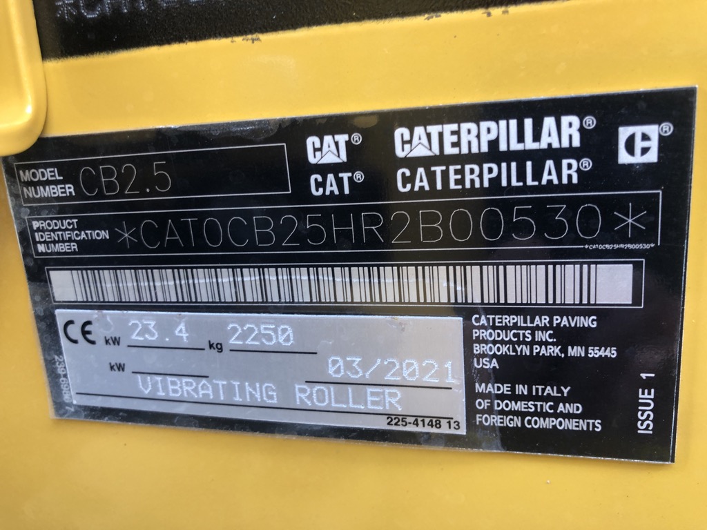 Compacteur doubles-billes CATERPILLAR CB2.5   RCT001 CATERPILLAR CB2.5