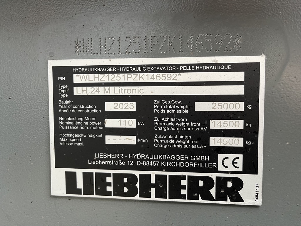 Pelle manutention LIEBHERR LH24M  PM087