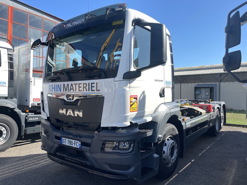 Porteur ampliroll MAN TGS 26.480 6X2-4 BL CH Bras PALFINGER  PA013