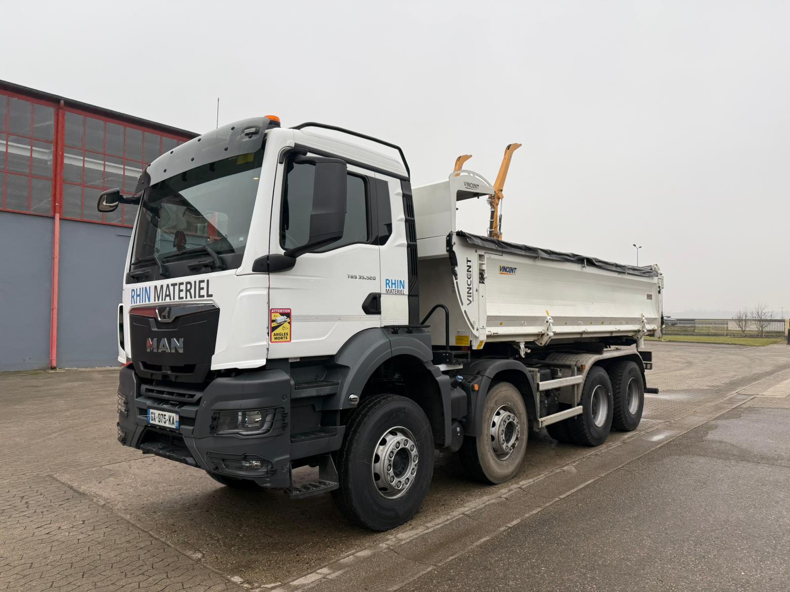 Porteur bibenne MAN TGS35.520 BBCH 8X4  PB009
